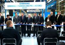 Wronki: Samsung uruchomił nową linię produkcyjną. Powstanie 250 miejsc pracy