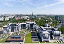 Pierwsze budynki kompleksu Business Garden Wrocław 