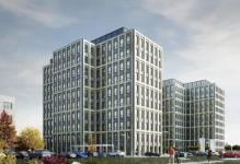 Łódź: Echo Investment wiesza wiechę nad biurowcem Symetris Business Park